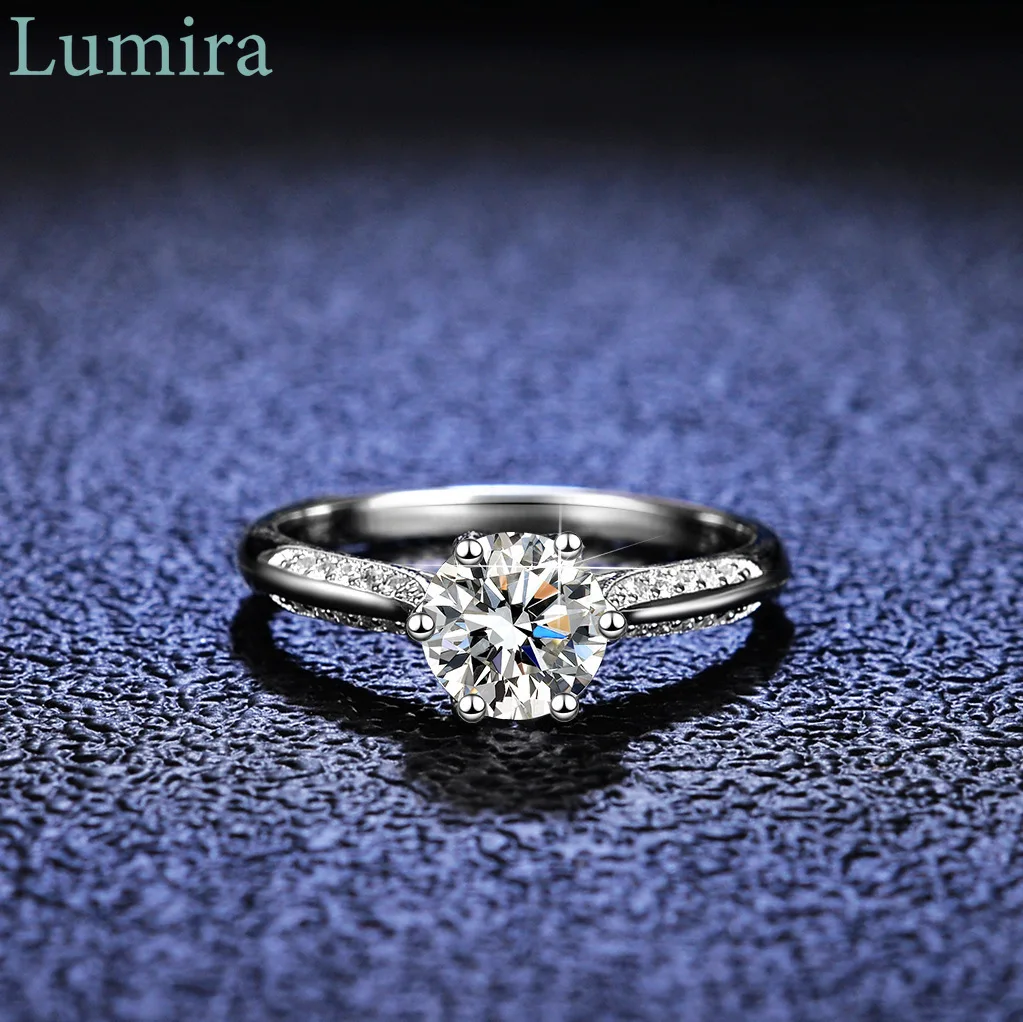 Lumira 1 Carat Mossanet Engage - Moissanite Engagement Ring 1 Carat ulasan dan harga