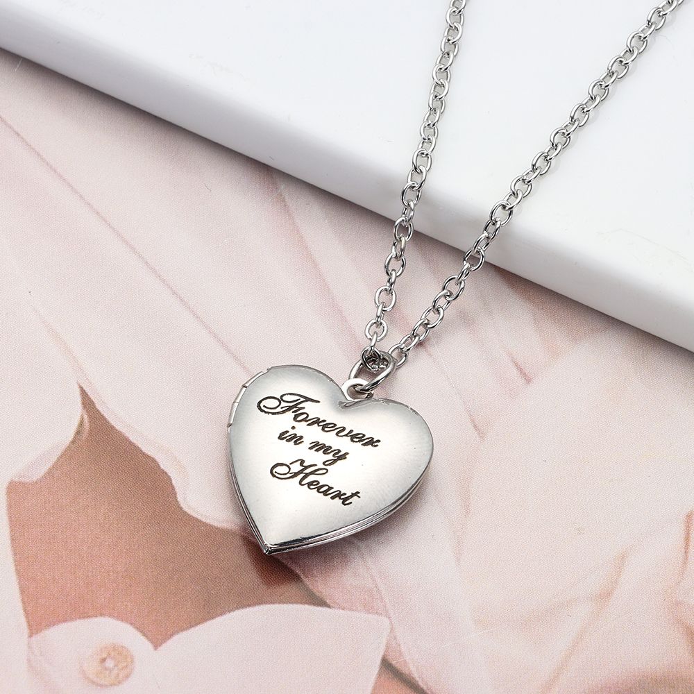 Lover Fashion Friend Jewelry C - Heart Locket Necklace Photo ulasan dan harga