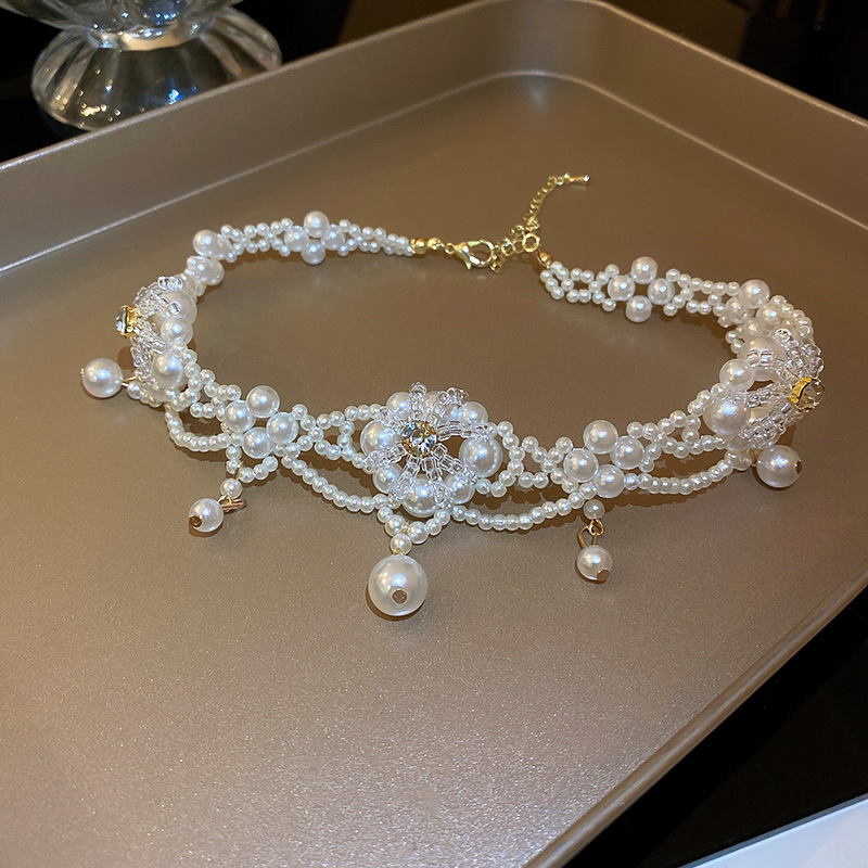 Luxury Vintage Pearl Choker Ne - Pearl Choker Necklace Vintage ulasan dan harga