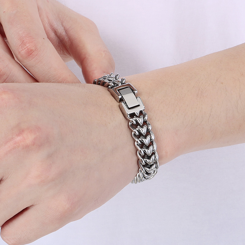 KALEN Shiny Stainless Steel Br - Cuban Link Chain 12Mm ulasan dan harga